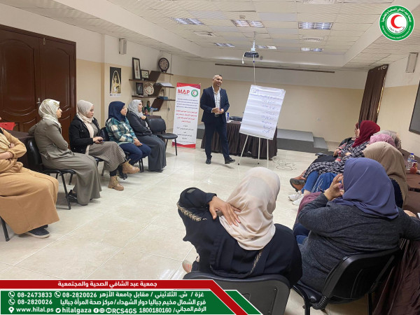 جمعية عبد الشافي تنفذ جلسة حول الاشراف المهني والرعاية النفسية الذاتية