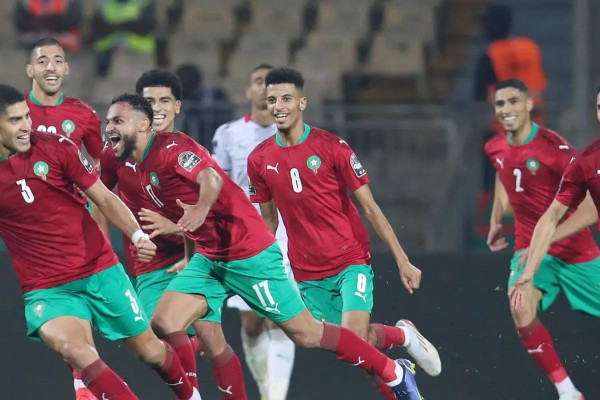 شاهد.. فرحة عارمة بإنجاز المغرب التاريخي في مونديال قطر 2020