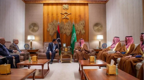 تفاصيل لقاء بن سلمان ورئيس المجلس الرئاسي الليبي