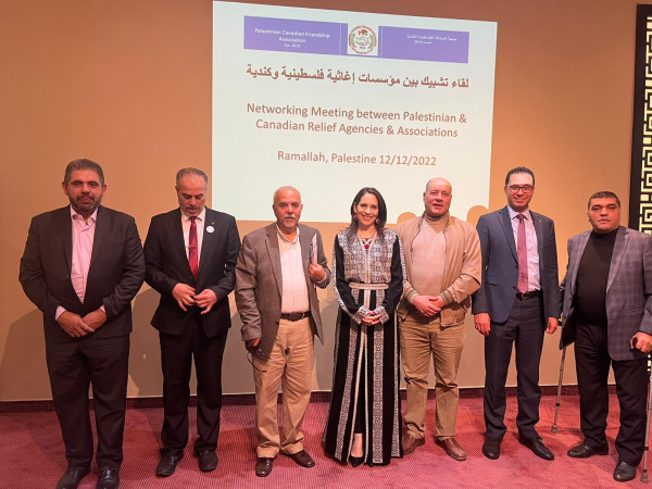 جمعية الصداقة الفلسطينية الكندية تنظم لقاء عمل بين مؤسسات إغاثية وإنسانية كندية وفلسطينية