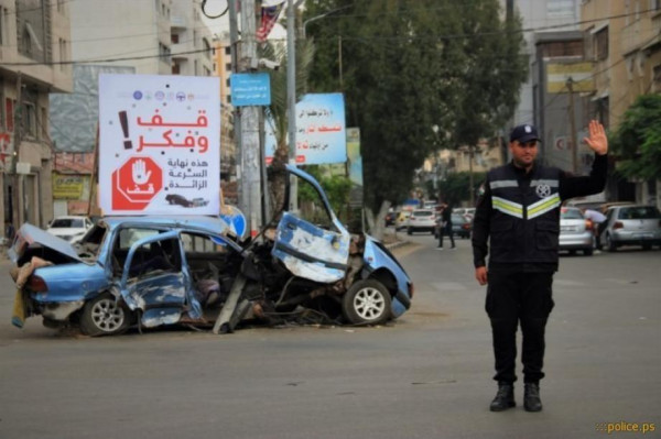 المرور بغزة ثلاث إصابات في عشرة حوادث سير خلال الـ 24 ساعة الماضية