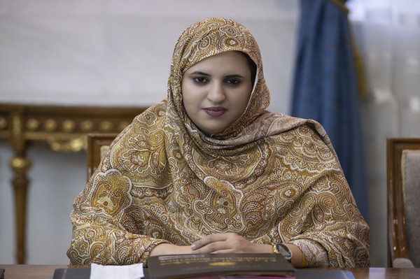 صفية بنت انتهاه تلتقي وزيرة العمل الاجتماعي والطفولة والأسرة في موريتانيا