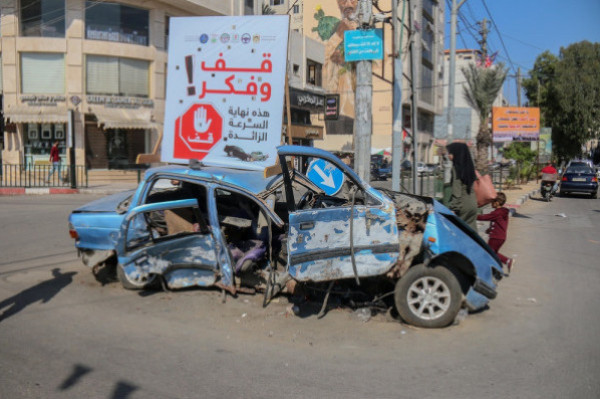 المرور بغزة خمس إصابات في 10 حوادث سير خلال الـ24 ساعة الماضية