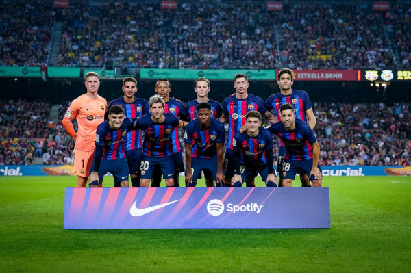 قائمة برشلونة الكاملة لكأس السوبر الإسباني
