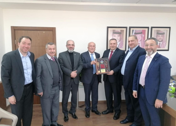 القدس: جمعية رجال الأعمال الفلسطينيين تلتقي السفير الأردني برام الله