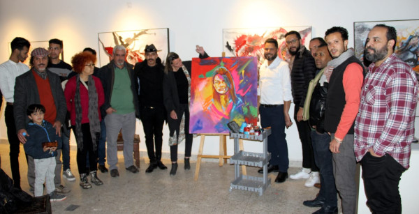 افتتاح معرض "ثنائيات كونية" للفنان هشام الهشري بمراكش