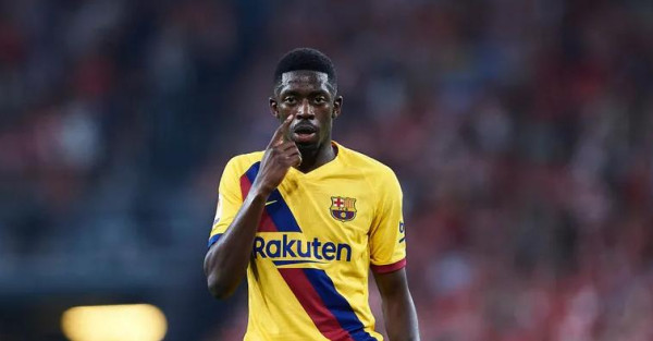 برشلونة يوافق على التفاوض مع سان جيرمان حول ديمبيلي