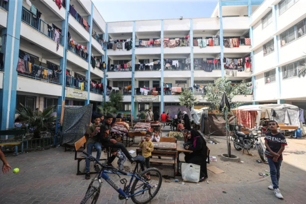 (أونروا): أكثر من 90 ألف نازح في 115 مركز إيواء بقطاع غزة