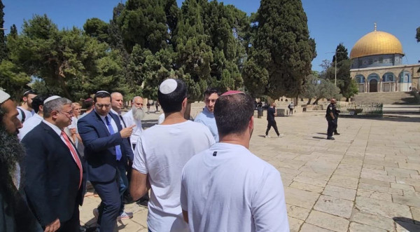 المتطرف بن غفير يقتحم المسجد الأقصى برفقة المستوطنين وبحماية شرطة الاحتلال