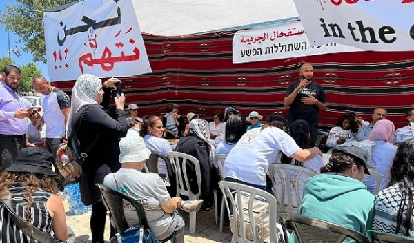 اللجنة القُطْرية تواصل الاعتصام في الخيمة الاحتجاجية في القدس