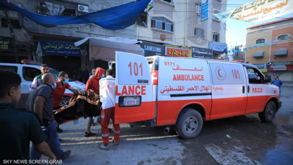 "الهلال الأحمر": توقف العمل في عيادة الزيتون الطبية في غزة بسبب قصف الاحتلال