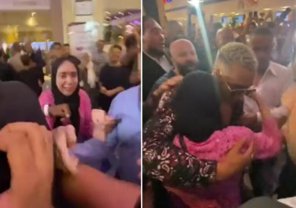 فيديو: معجبة ترمي نفسها في أحضان محمد رمضان وتدخل في نوبة هستيرية