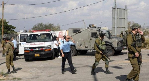 شاهد: إصابة جندي إسرائيلي بعملية طعن قرب رام الله