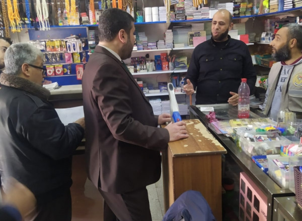 نيابة الشمال الجزئية تتفقد عدداً من المخابز والمحال التجارية والمولات والمكاتب بمحافظة الشمال