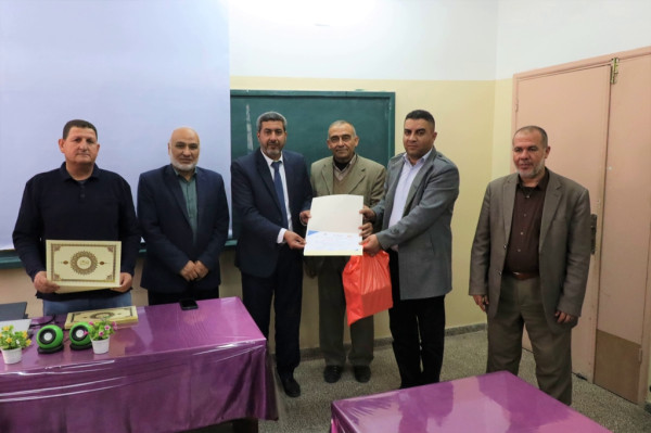 مديرية شمال غزة تكرّم ثلّة من أمناء المكتبات المميّزين