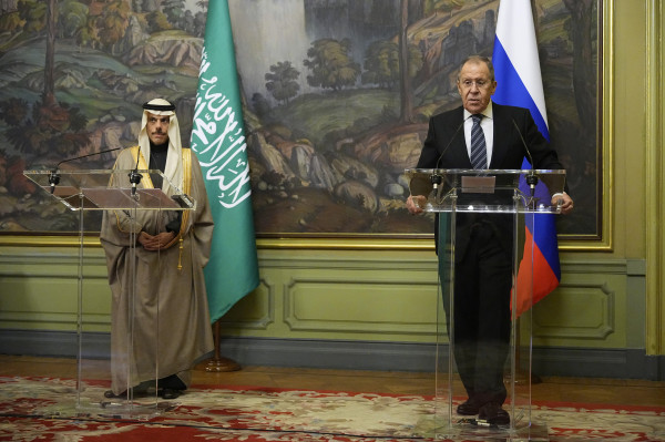 وزيرا خارجية السعودية وروسيا: لا استقرار بالشرق الأوسط دون التوصل لحل للقضية الفلسطينية