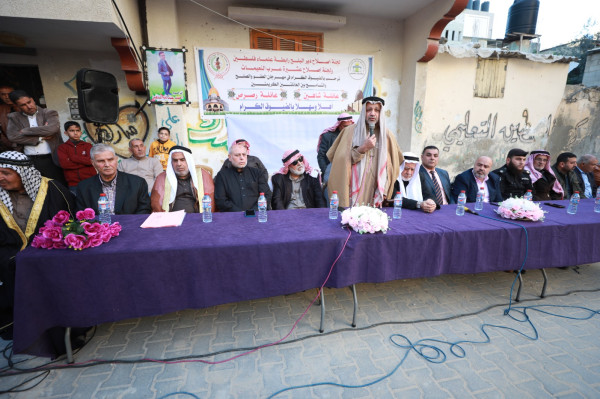 النائب سلامة يشارك في مهرجان الصلح بين عائلة شاهين وعائلة رصرص بالنصيرات