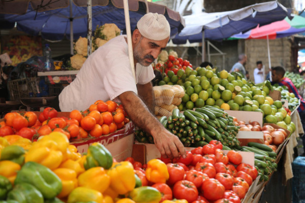 أسعار الخضروات واللحوم والدواجن في أسواق قطاع غزة