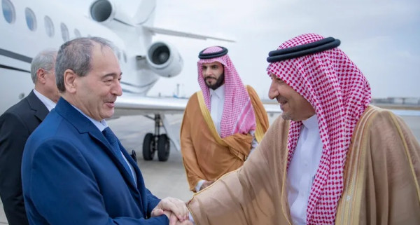 تفاصيل البيان المشترك عقب اللقاء السعودي السوري في المملكة