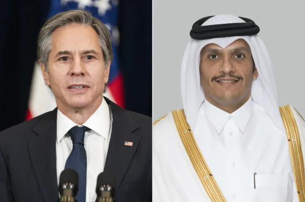 تفاصيل مكالمة هاتفية بين وزير الخارجية القطري ونظيره الأميركي