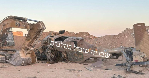 بالفيديو: قتلى ومصابين من جنود الاحتلال بتحطم طائرة مروحية في قطاع غزة