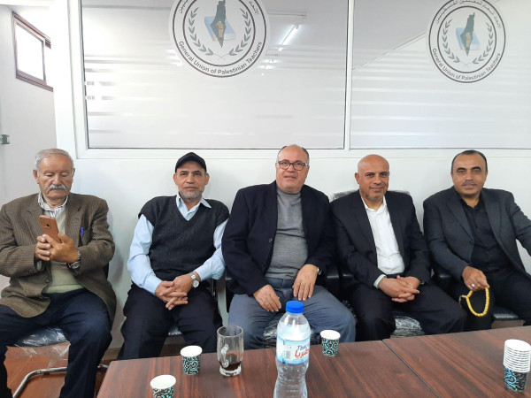 الاتحاد العام للمعلمين بغزة ينظم لقاء معايدة