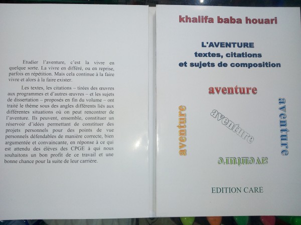 كتاب جديد باللغة الفرنسية لـ خليفة بباهواري