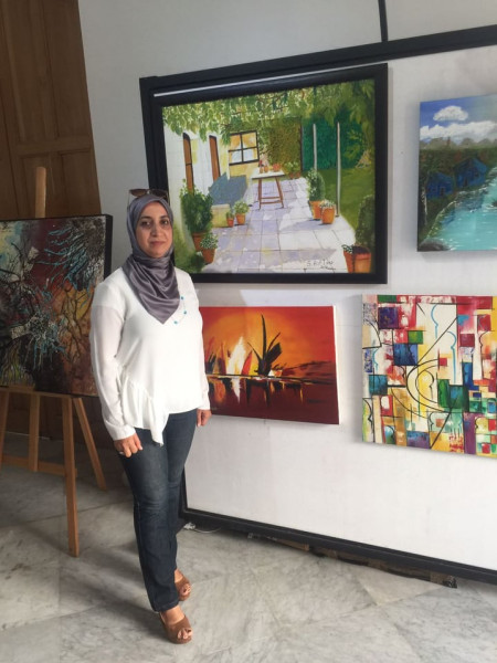 الفنانة التشكيلية سميرة أيت عيسى : لوحاتي إبداع من إشراقات الحياة