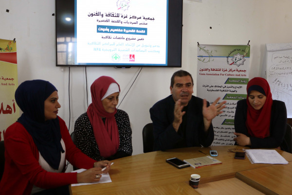 ثلاث ورش عمل من أنشطة مختبر السرديات والقصة القصيرة بجمعية مركز غزة للثقافة