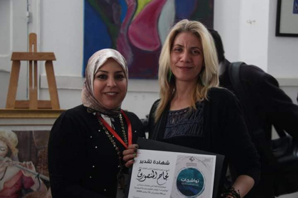 تنسيقية "رقش" بالمهدية تختتم المعرض الدولي للفنون التشكيلية في دورته الأولى تنسيقية "رقش" بالمهدية تختتم المعرض الدولي للفنون التشكيلية في دورته الأولى