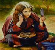 من لوحات الفنانة  ايرينا كركبي