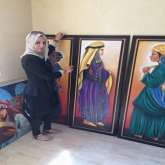 الفنانة شعنان تعرض لوحاتها في المعرض الكبير للدار البيضاء